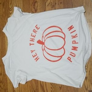 "Hey There Pumpkin" Maternity Shirt Size Medium